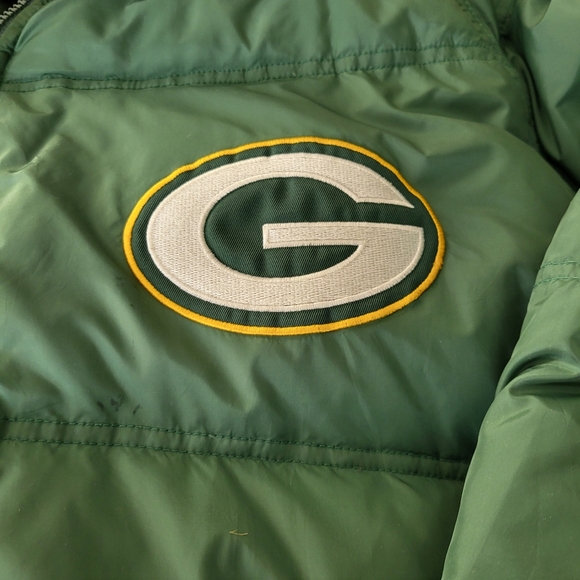 Reebok NFL Green Bay Packers Down Feather Puffer Jacket - Picture 4 of 10